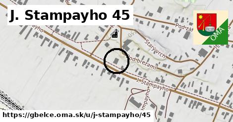 J. Stampayho 45, Gbelce