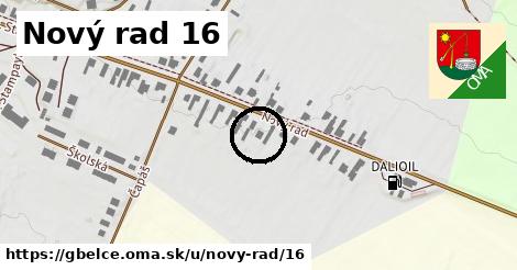 Nový rad 16, Gbelce