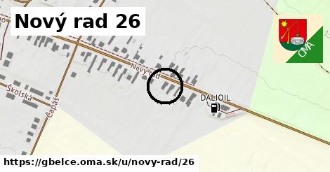 Nový rad 26, Gbelce