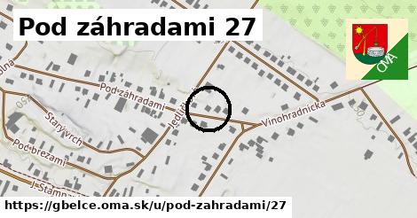 Pod záhradami 27, Gbelce