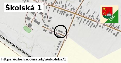 Školská 1, Gbelce