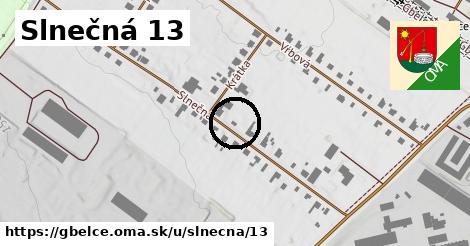 Slnečná 13, Gbelce