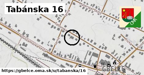 Tabánska 16, Gbelce