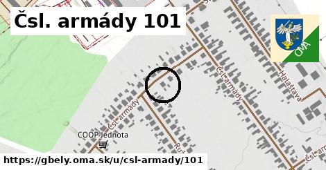 Čsl. armády 101, Gbely