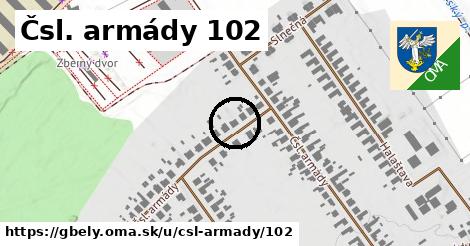 Čsl. armády 102, Gbely