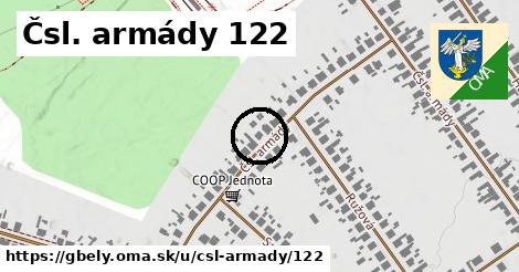 Čsl. armády 122, Gbely