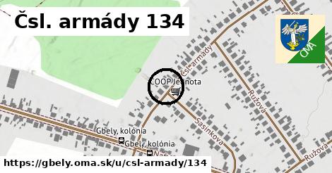 Čsl. armády 134, Gbely