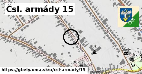 Čsl. armády 15, Gbely