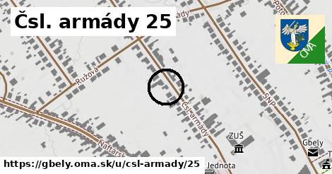 Čsl. armády 25, Gbely