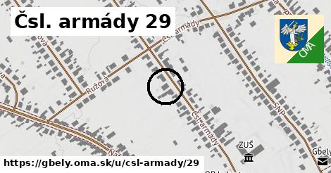 Čsl. armády 29, Gbely