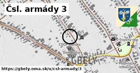 Čsl. armády 3, Gbely