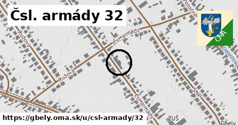 Čsl. armády 32, Gbely