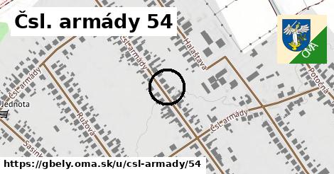 Čsl. armády 54, Gbely