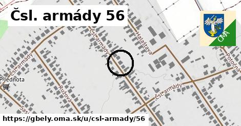 Čsl. armády 56, Gbely