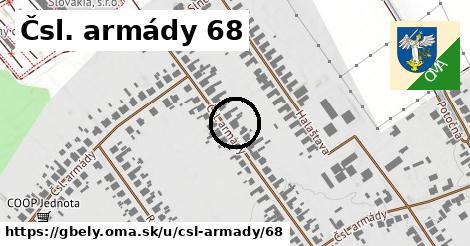 Čsl. armády 68, Gbely