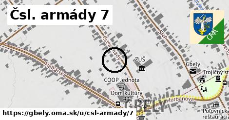 Čsl. armády 7, Gbely