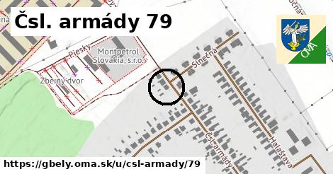 Čsl. armády 79, Gbely