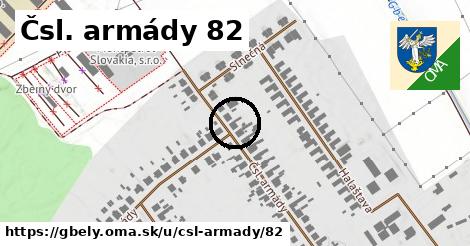 Čsl. armády 82, Gbely