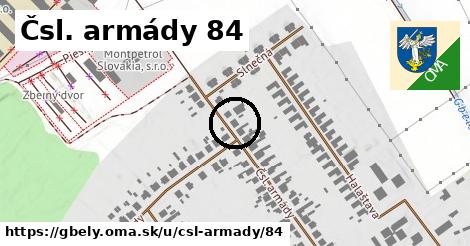 Čsl. armády 84, Gbely