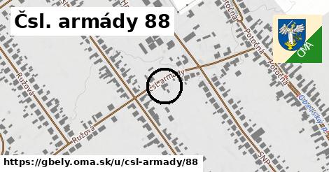 Čsl. armády 88, Gbely