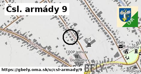 Čsl. armády 9, Gbely