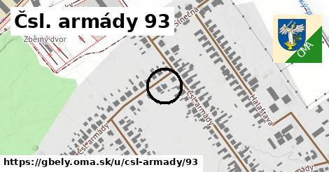 Čsl. armády 93, Gbely