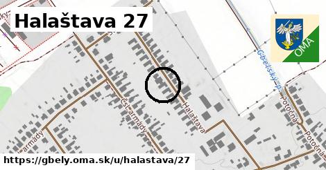 Halaštava 27, Gbely