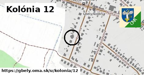 Kolónia 12, Gbely