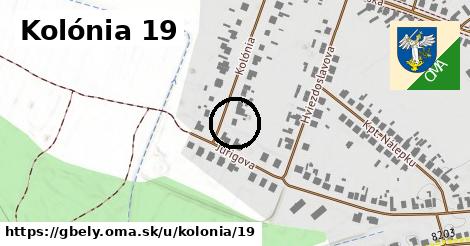 Kolónia 19, Gbely