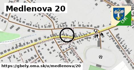 Medlenova 20, Gbely