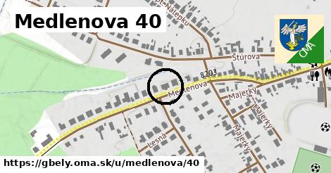 Medlenova 40, Gbely