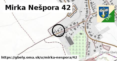 Mirka Nešpora 42, Gbely