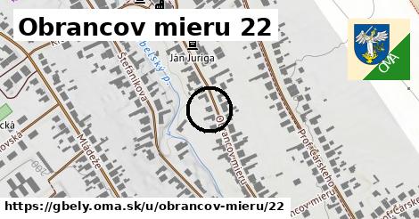 Obrancov mieru 22, Gbely