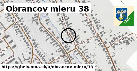 Obrancov mieru 38, Gbely