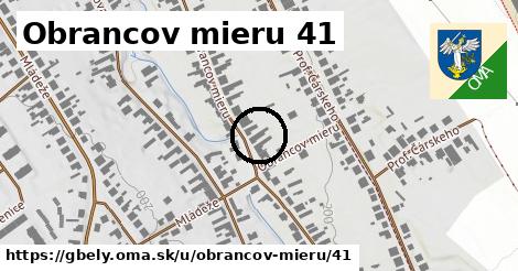 Obrancov mieru 41, Gbely