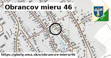 Obrancov mieru 46, Gbely