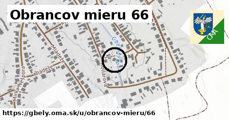 Obrancov mieru 66, Gbely