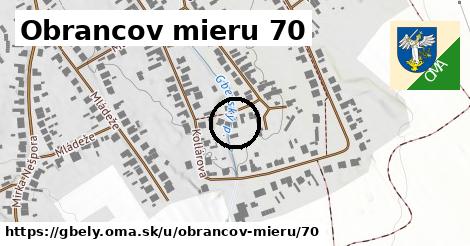 Obrancov mieru 70, Gbely