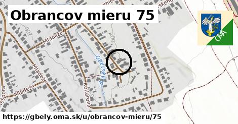 Obrancov mieru 75, Gbely