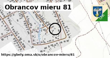 Obrancov mieru 81, Gbely