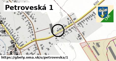 Petroveská 1, Gbely