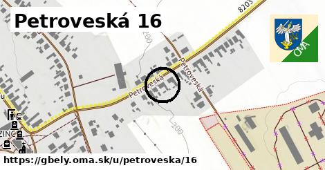 Petroveská 16, Gbely