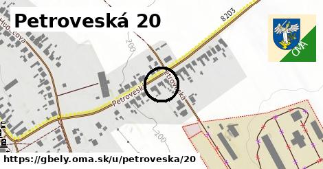 Petroveská 20, Gbely