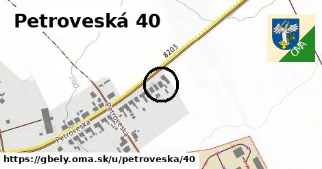 Petroveská 40, Gbely