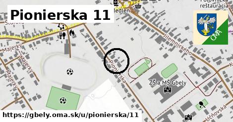 Pionierska 11, Gbely