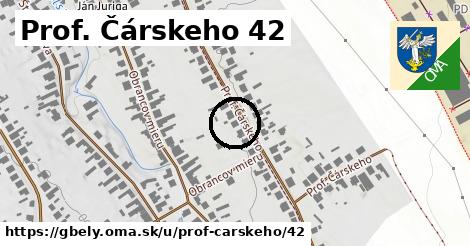 Prof. Čárskeho 42, Gbely