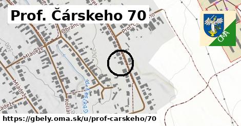 Prof. Čárskeho 70, Gbely