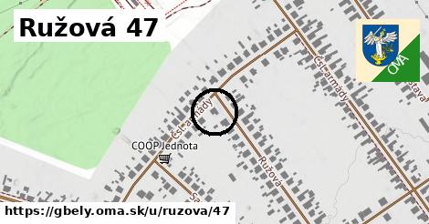Ružová 47, Gbely