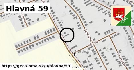 Hlavná 59, Geča