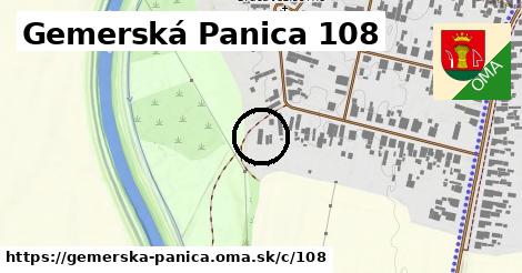 Gemerská Panica <span class="supisne">108</span>